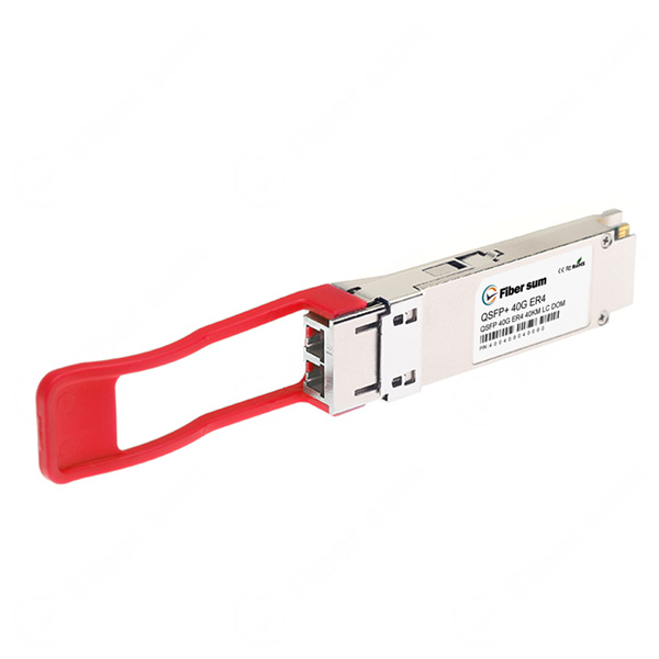 Intel E40GQSFPER Compatible QSFP+ 40GBase-ER4 40KM 1270nm to 1330nm LC Connector SMF DOM MSA Compliant